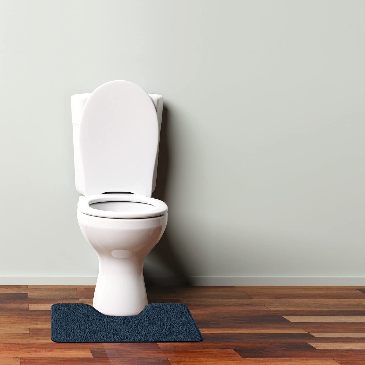 LEVASSEUR Polynésie Tapis de Toilette Marine 50x40 cm Uni