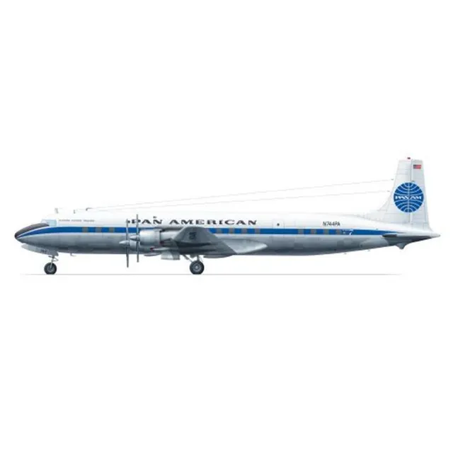 Pan American DC-7C maquette avion 1/144 à construire