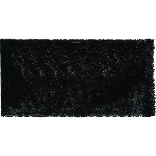 Levasseur Shiny Tapis de Bain Noir 60x120cm Fil Doré