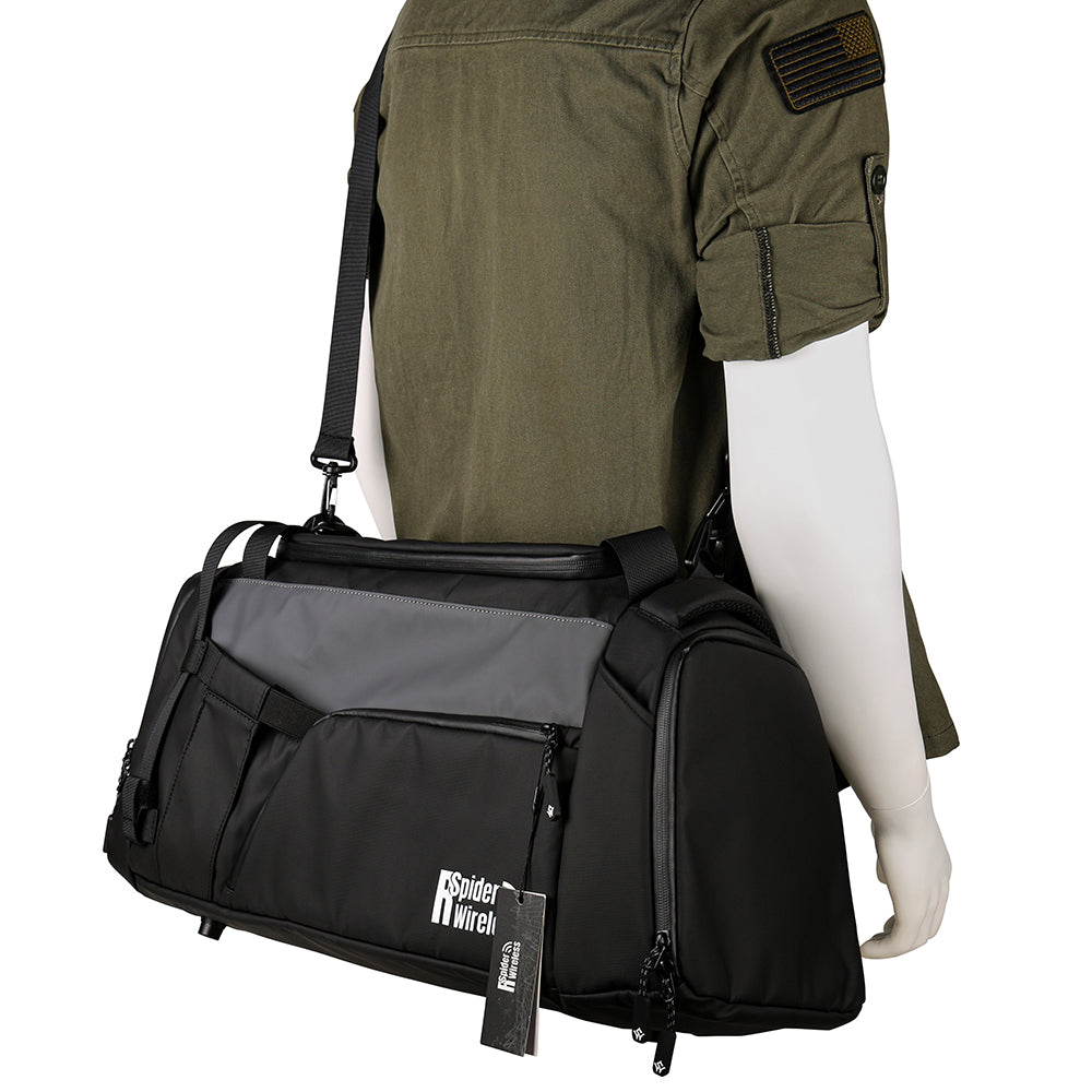 R Spider Wireless Aviation Bag sac pilote noir casque