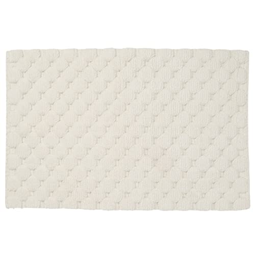 Levasseur Salle de bain Tapis Boudoir 50x80cm ivoire coton