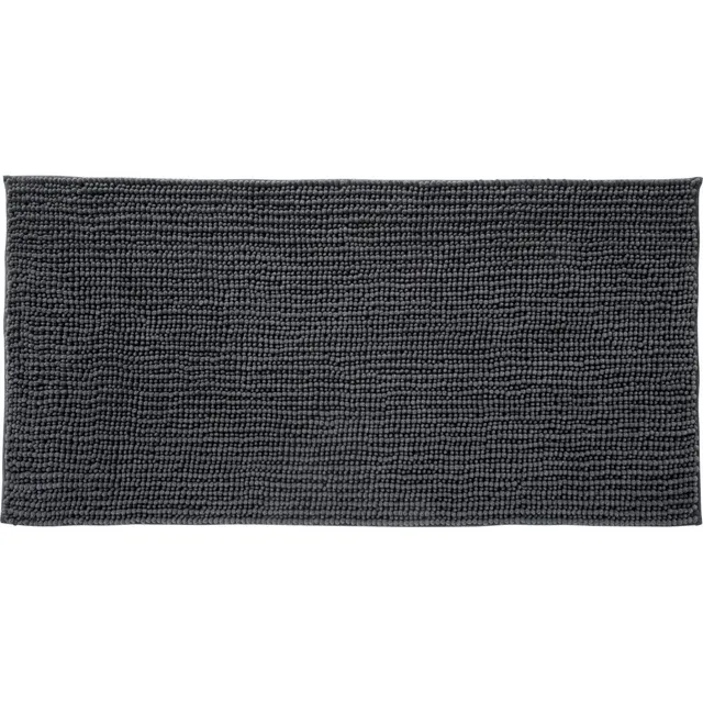 Levasseur Fani Tapis de Bain Chenille Anthracite 60x120 Ultra Doux