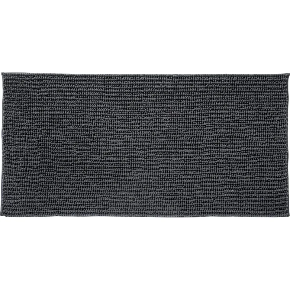 Levasseur Fani Tapis de Bain Chenille Anthracite 60x120 Ultra Doux