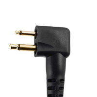 Rugged Air Motorola 2-Pin cordon spiralé radio 5-pin 2'/6'