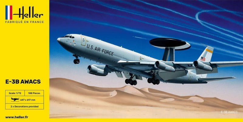 Heller E-3B AWACS maquette avion 1/72 plastique à construire