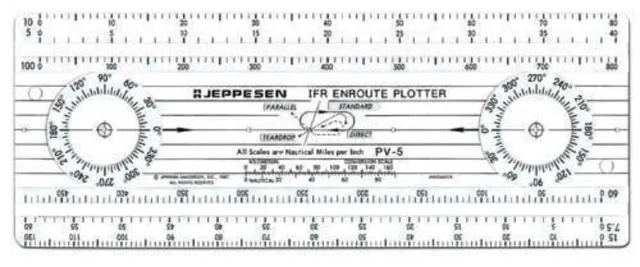 La Boutique du Pilote Règle de vol PV-5 Jeppesen navigation IFR