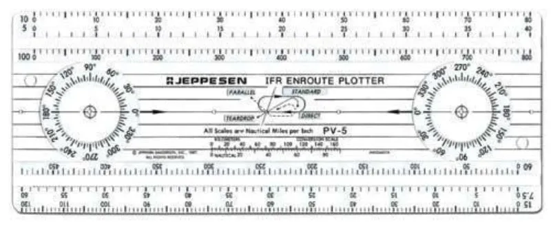 La Boutique du Pilote Règle de vol PV-5 Jeppesen navigation IFR