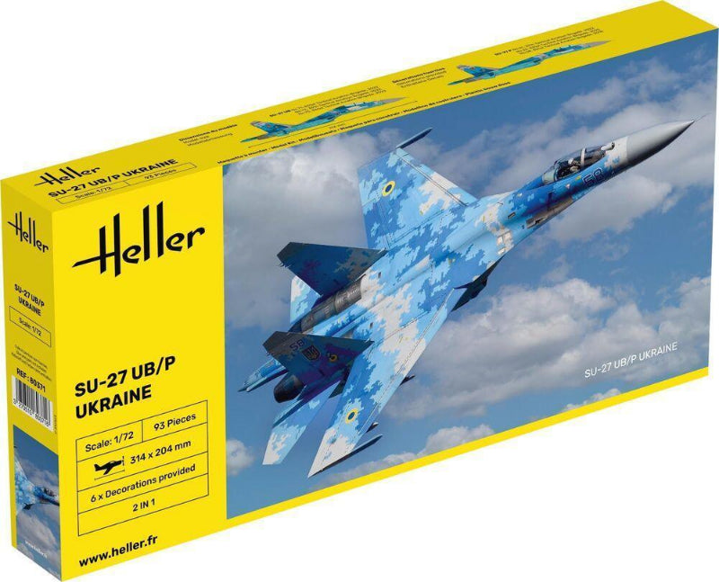 Heller SU-27 80371 maquette avion 1/72 Ukraine