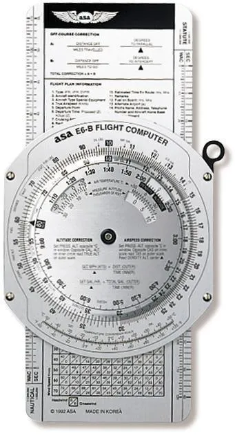 La Boutique du Pilote E6B Computer Mécanique Alu