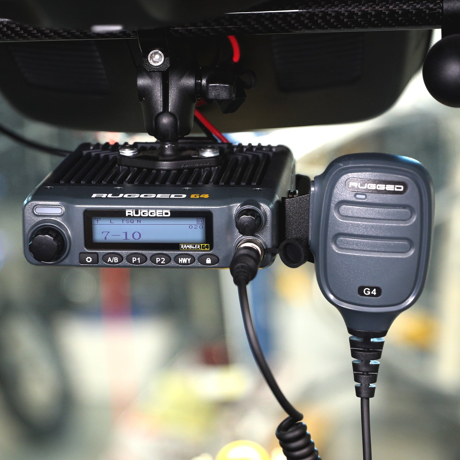Rugged Air Support micro main radio mobile 90°