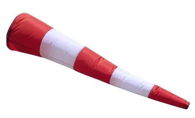 La Boutique du Pilote Manche à Vent Ø1m 5 Bandes Rouge/Blanc