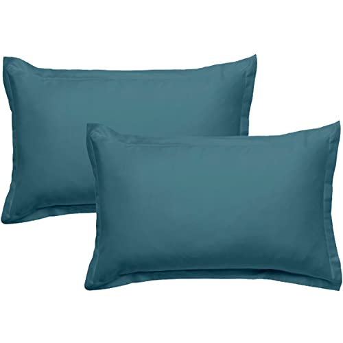 LEVASSEUR Lot 2 Taies d'Oreiller Coton Canard 50x70cm Oeko-Tex