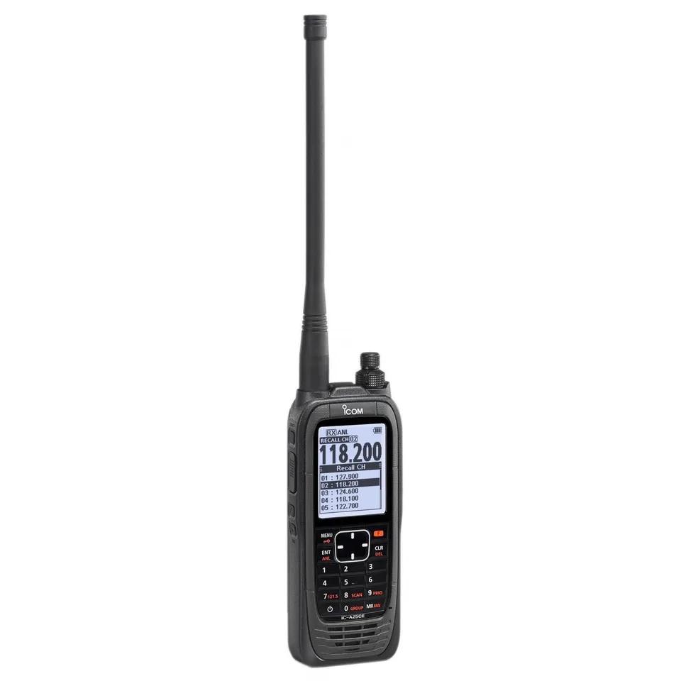 Icom IC-A25CE FR2 radio VHF avion portable 6W 8.33 kHz