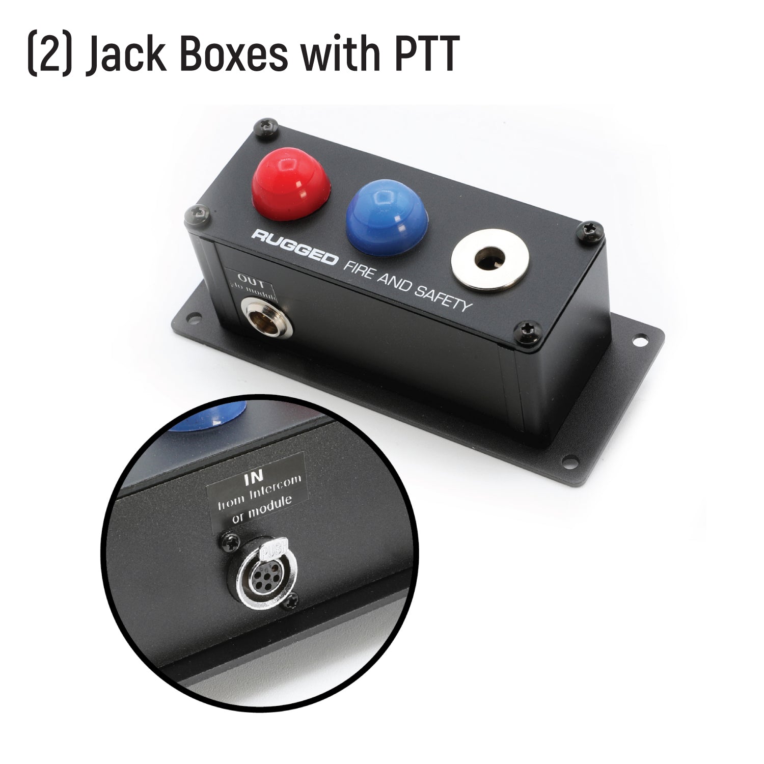 Rugged Air RRP800 Kit intercom 2 personnes double radio
