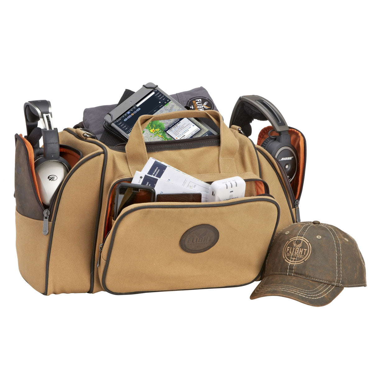 Flight Outfitters Flight Bags Bush Pilot Sac Duffel Toile Cuir