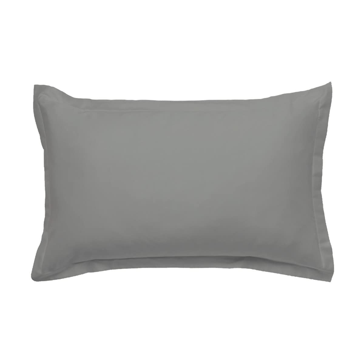 LEVASSEUR Linge de lit taie d’oreiller 50x70 gris lot 2 coton
