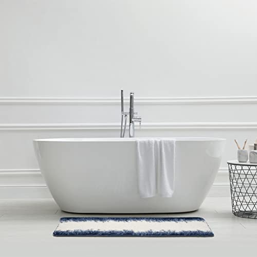 LEVASSEUR Ilyes Tapis de Bain Polyester Bleu 60x120cm