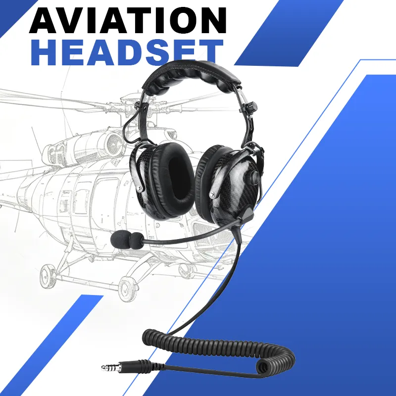 R Spider Aviation Headset carbone PNR hélico U174 casque