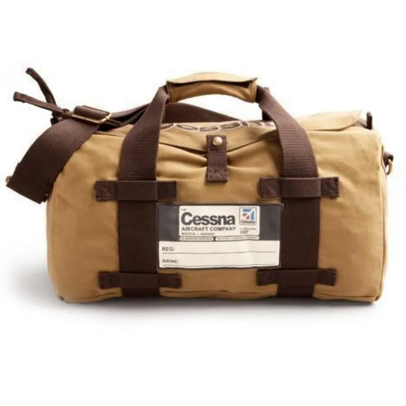 Red Canoe Cessna sac de vol coton Tan 44,5 cm