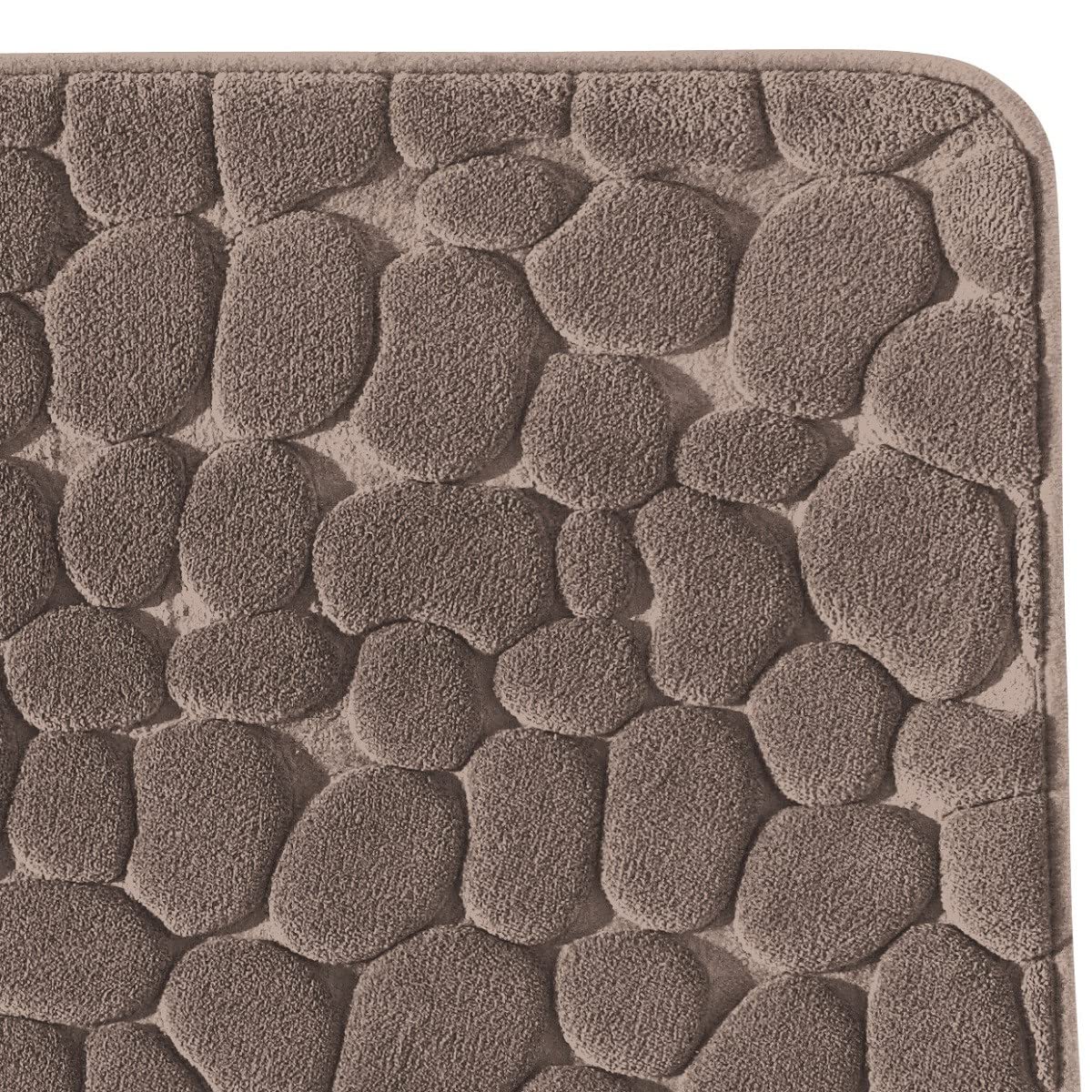 LEVASSEUR Mineral tapis de bain mémoire 60x100cm galet