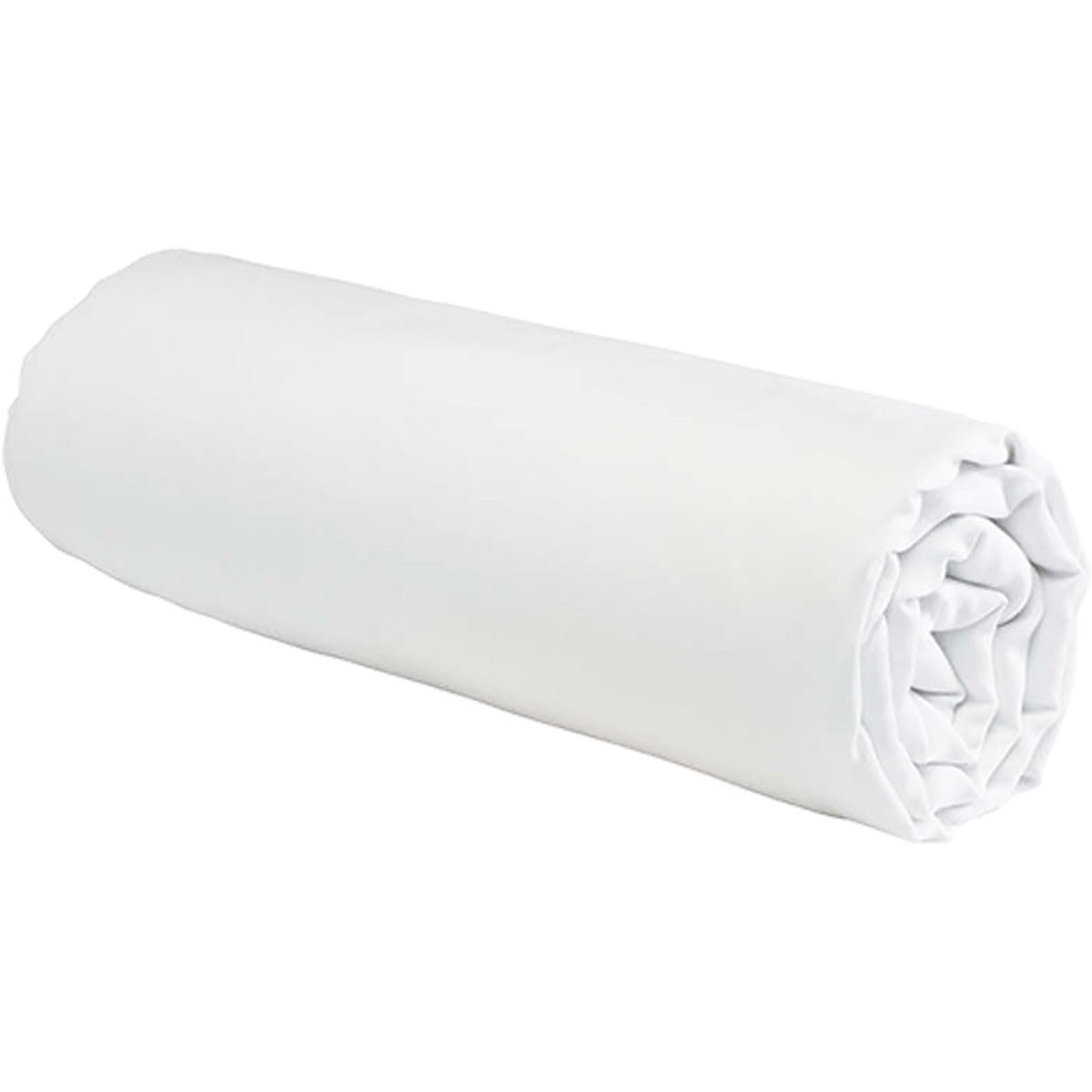LEVASSEUR drap housse coton blanc 180x200cm 100% coton 57 fils