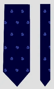 La Boutique du Pilote Cravate soie Crevette Air France bleue