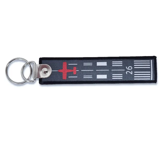 La Boutique du Pilote FFA porte-clés flamme Piste 13x3cm