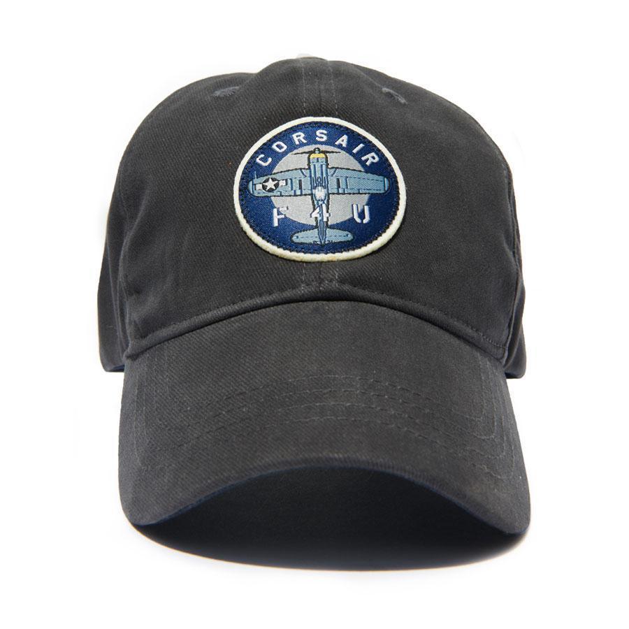 Corsair F4U casquette noire coton brodée pilote