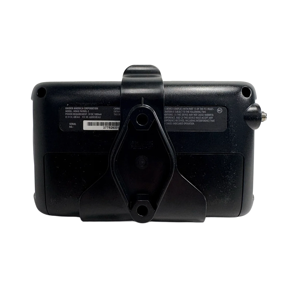 Uniden HomePatrol-2 support fixation scanner voiture