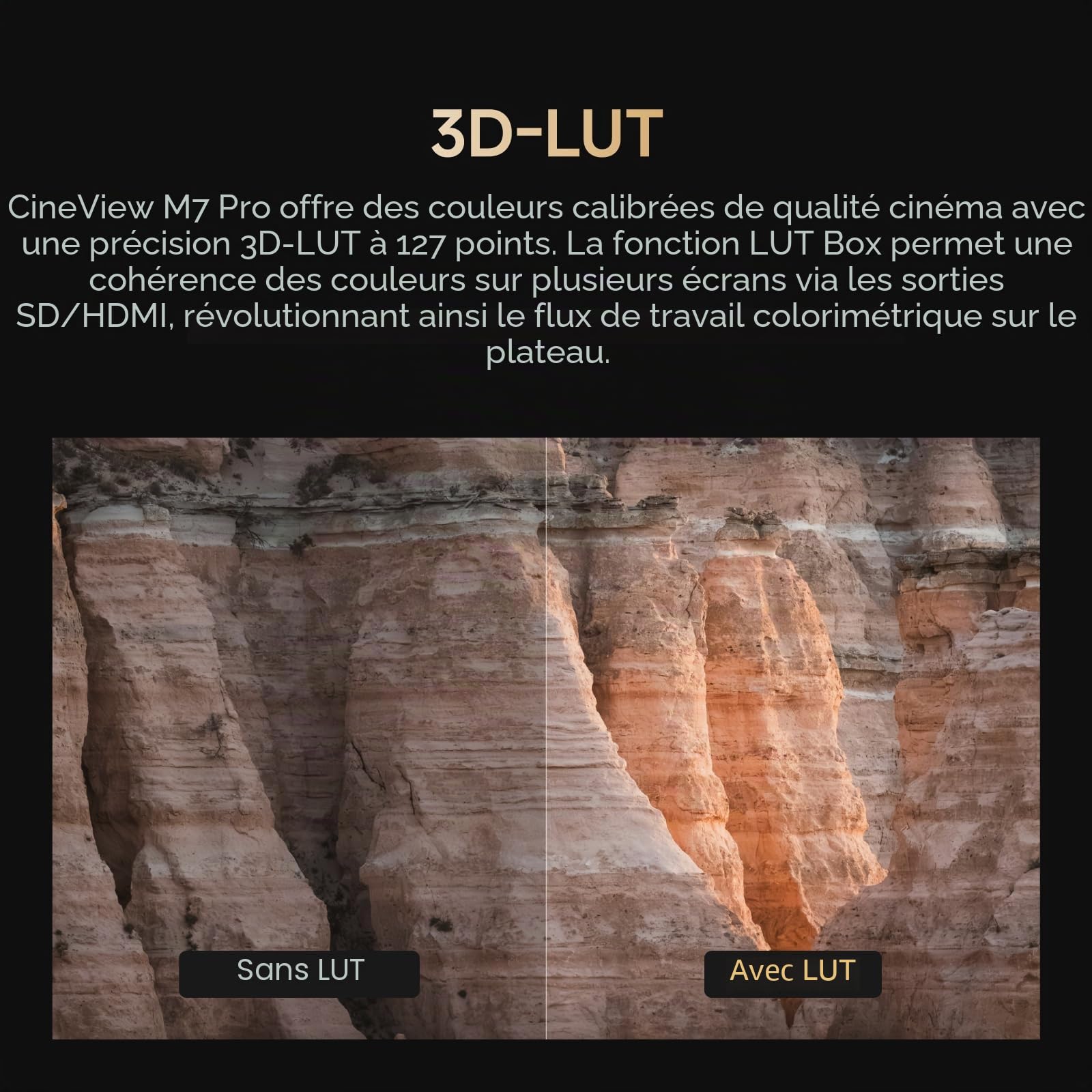 Accsoon CineView M7 Pro moniteur 7" 4K60 TX/RX 350m