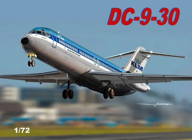 Mach2 Douglas DC-9 KLM DC-9-30 maquette 1/72 à construire
