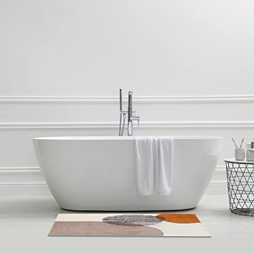 Levasseur tapis de bain coton beige 60x120cm absorbant