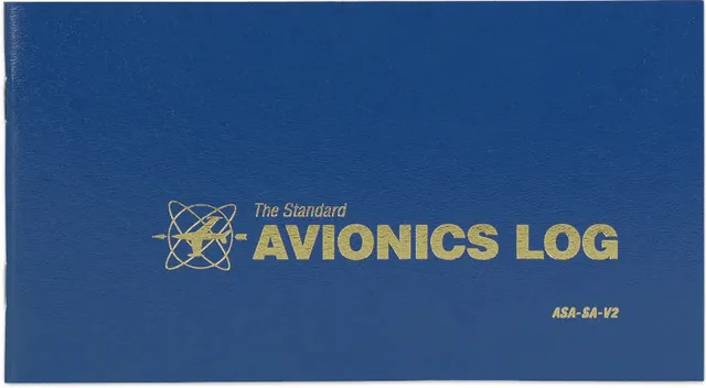 ASA Standard Avionics Log carnet avionique 64 pages