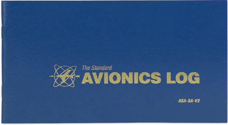 ASA Standard Avionics Log carnet avionique 64 pages