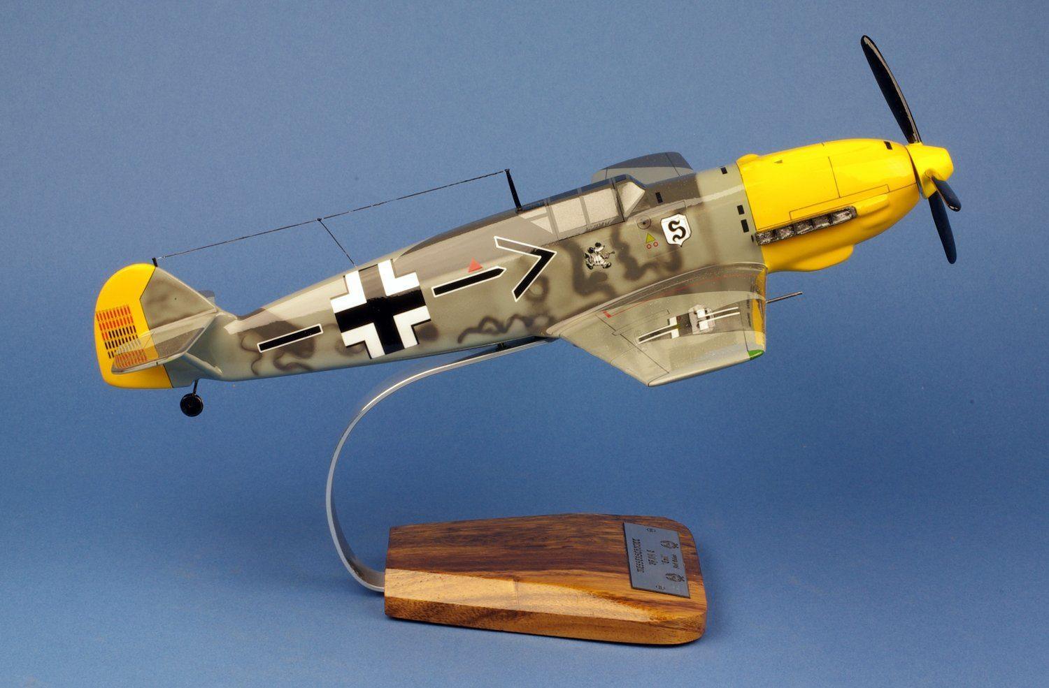 La Boutique du Pilote BF-109E JG26 maquette avion bois 1/24