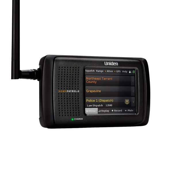 Uniden HomePatrol-2 scanner radio tactile portable