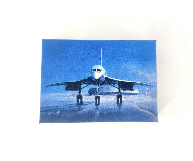 La Boutique du Pilote Magnet Concorde Perinotto canevas 5x7cm