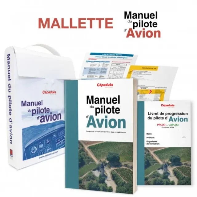 La Boutique du Pilote Mallette Manuel Pilote Avion PPL(A) 21e Édition