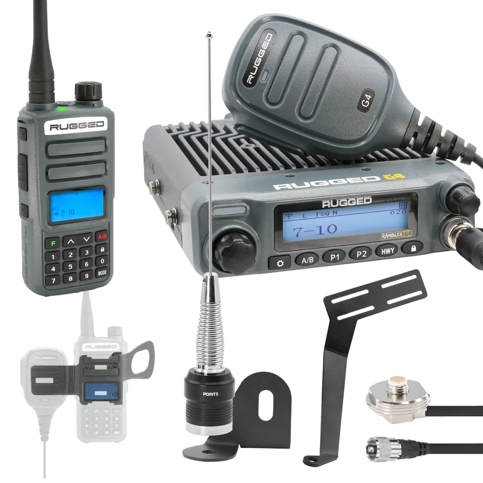 Rugged Air Ultimate G4 Kit radio mobile GMRS Jeep JK 2 portes