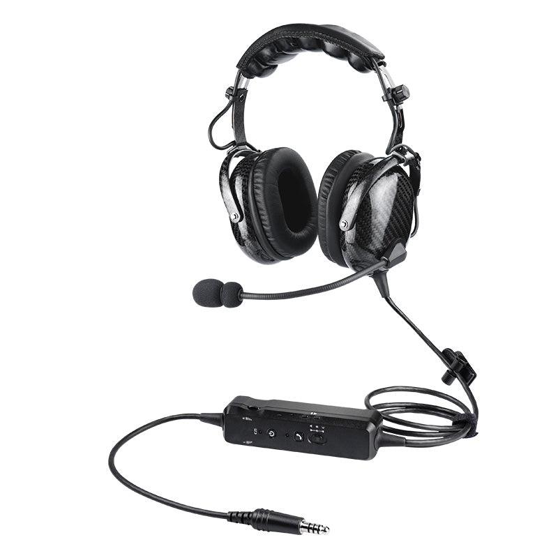 R Spider Aviation Headset casque hélicoptère ANR Bluetooth U174