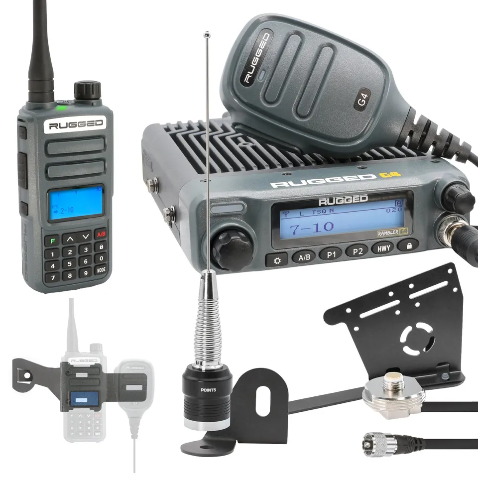 Rugged Air GMRS Mobile radio mobile G4 Jeep JL kit