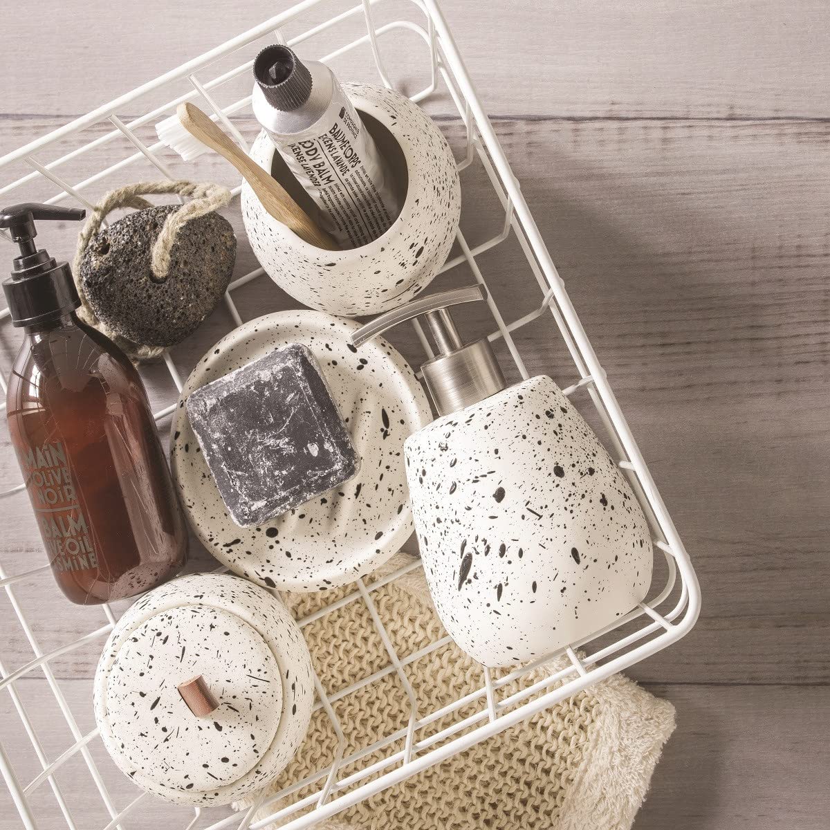 Levasseur Salle de bain Porte-brosse Demy céramique naturel