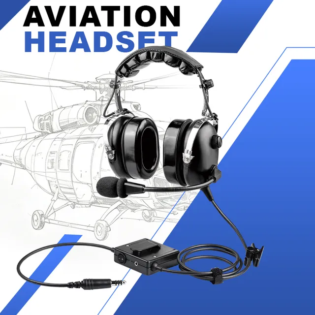 R Spider Wireless Aviation Headset casque hélicoptère ANR prise U174