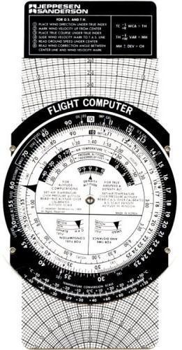 Jeppesen Student Computer règle navigation pilote