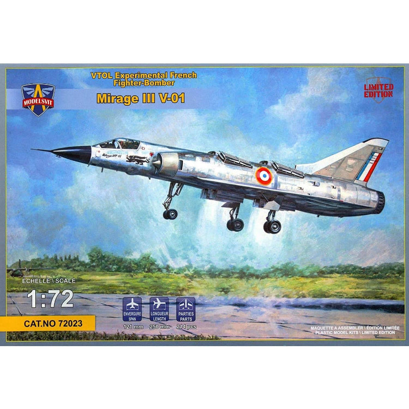 Modelsvit Mirage III V-01 maquette 1/72 à construire
