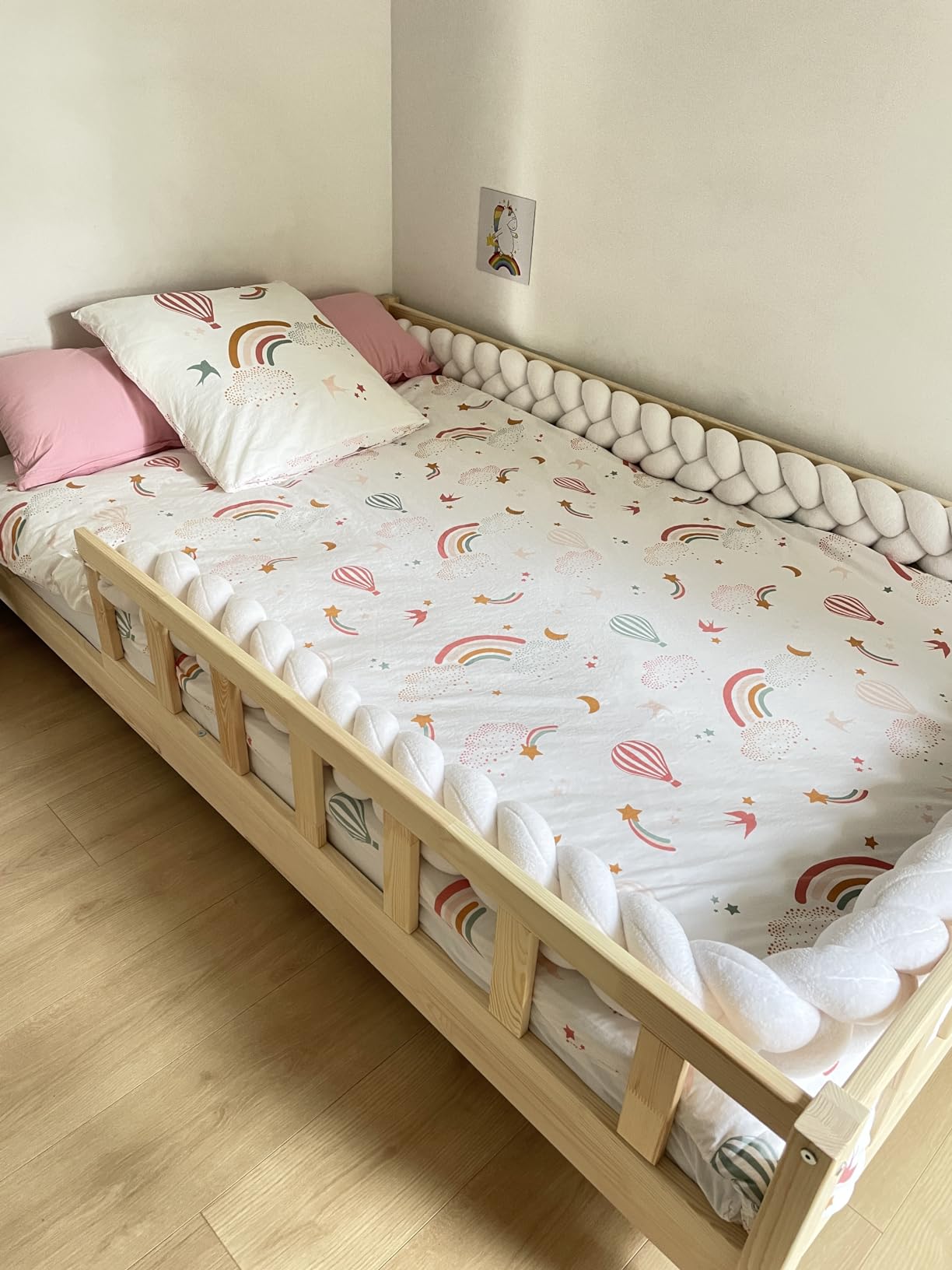 Levasseur Kids parure lit enfant coton arc-en-ciel 2 pièces