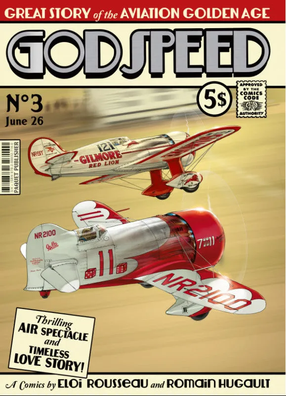 Paquet Godspeed Comics n°3 édition limitée Romain Hugault