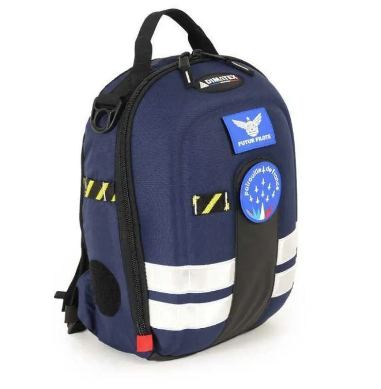 La Boutique du Pilote sac à dos Patrouille de France Dimatex bleu 20L