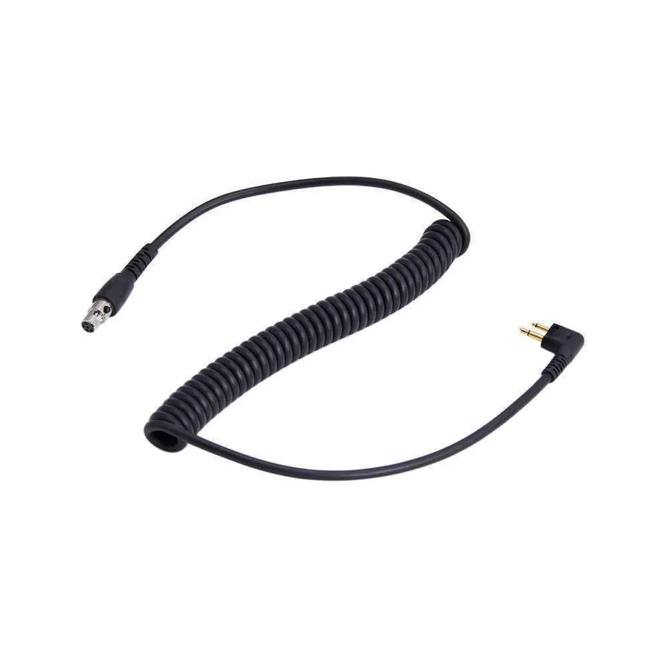 Rugged Air Motorola 2-Pin cordon spiralé radio 5-pin 2'/6'