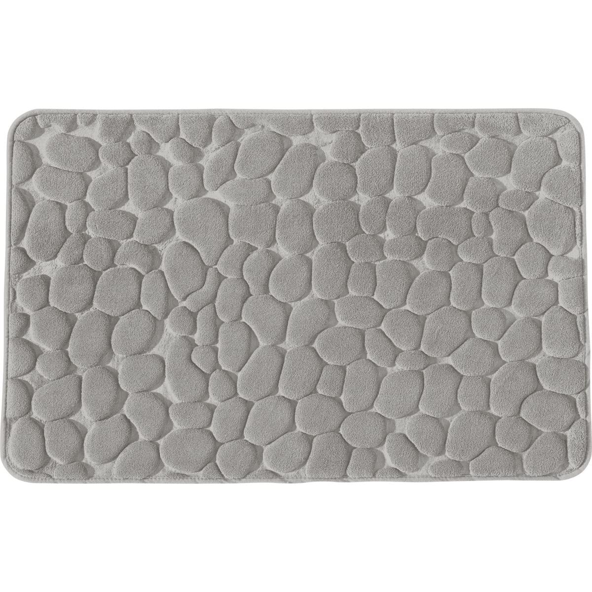 Levasseur Galet Tapis de Bain Mémoire de Forme Perle 50x80 Antidérapant